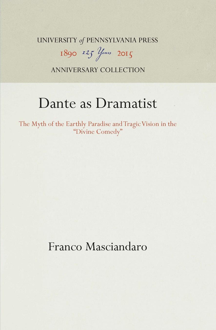 Dante as Dramatist
