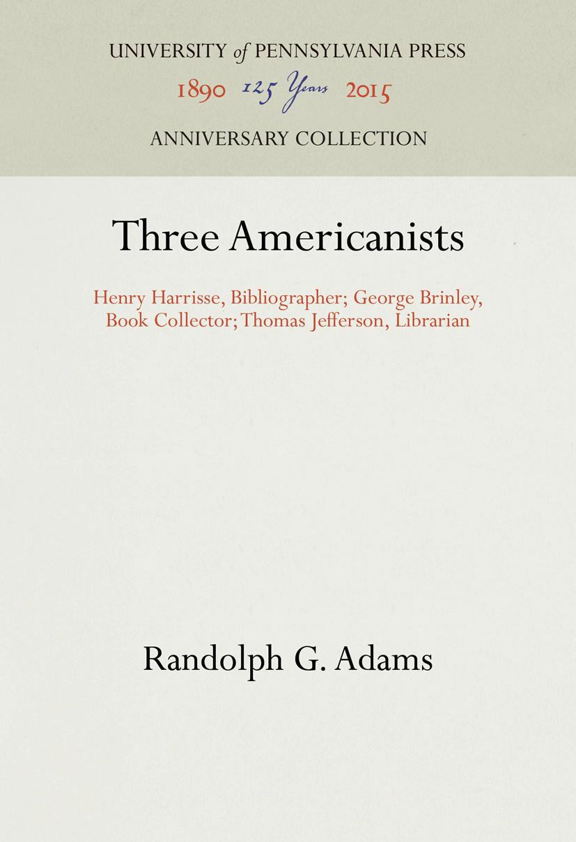 Three Americanists