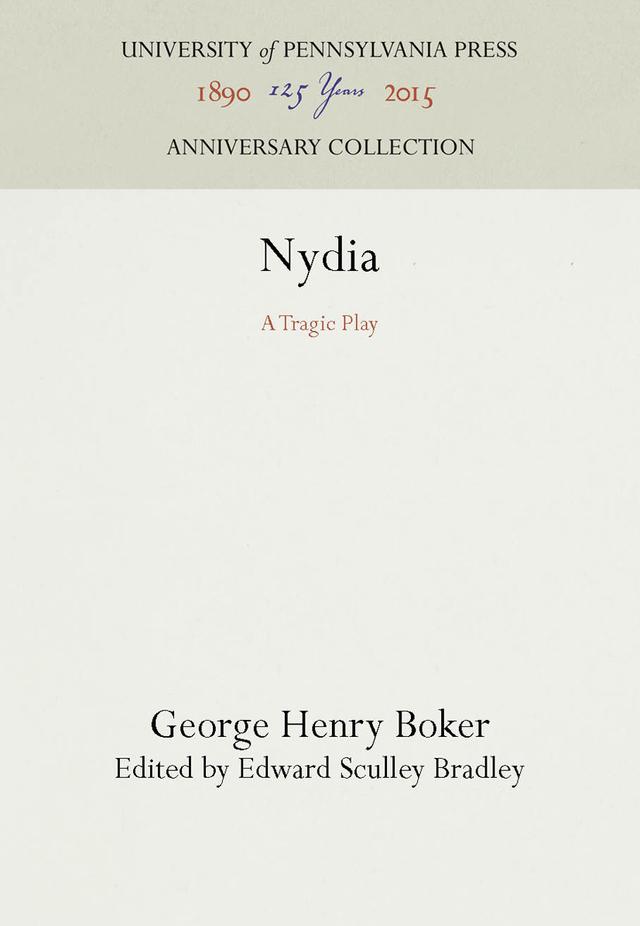 Nydia by Edward Sculley Bradley, George Henry Boker