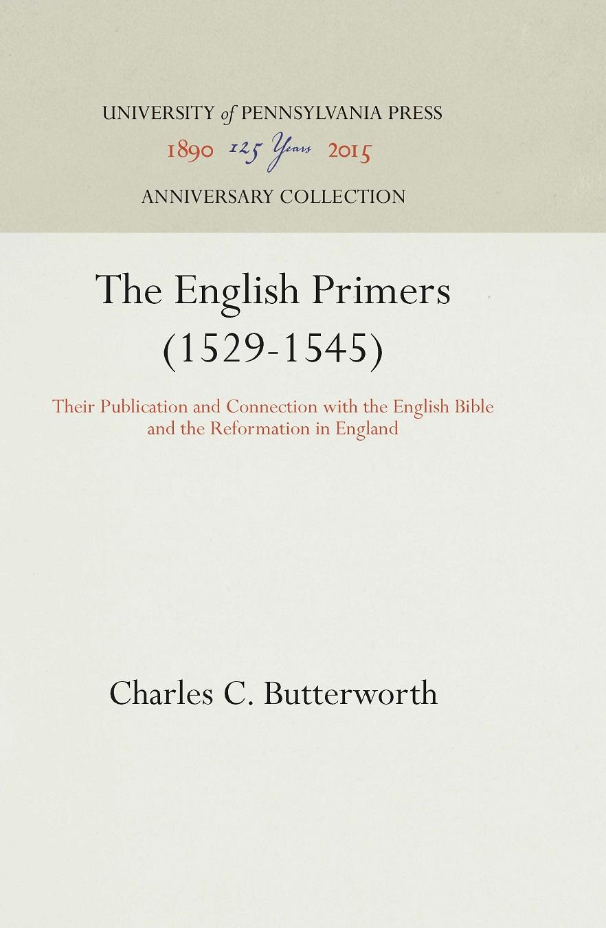 The English Primers (1529-1545)