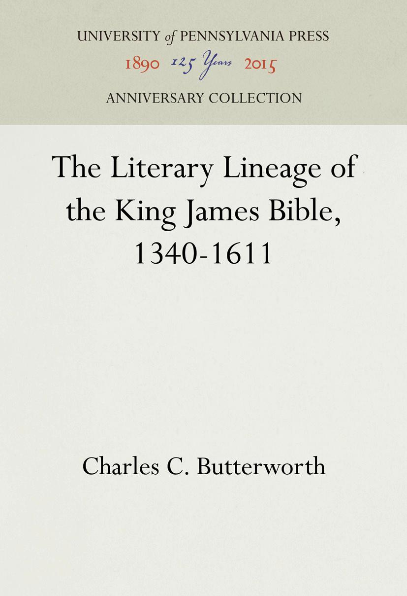 The Literary Lineage of the King James Bible, 1340-1611