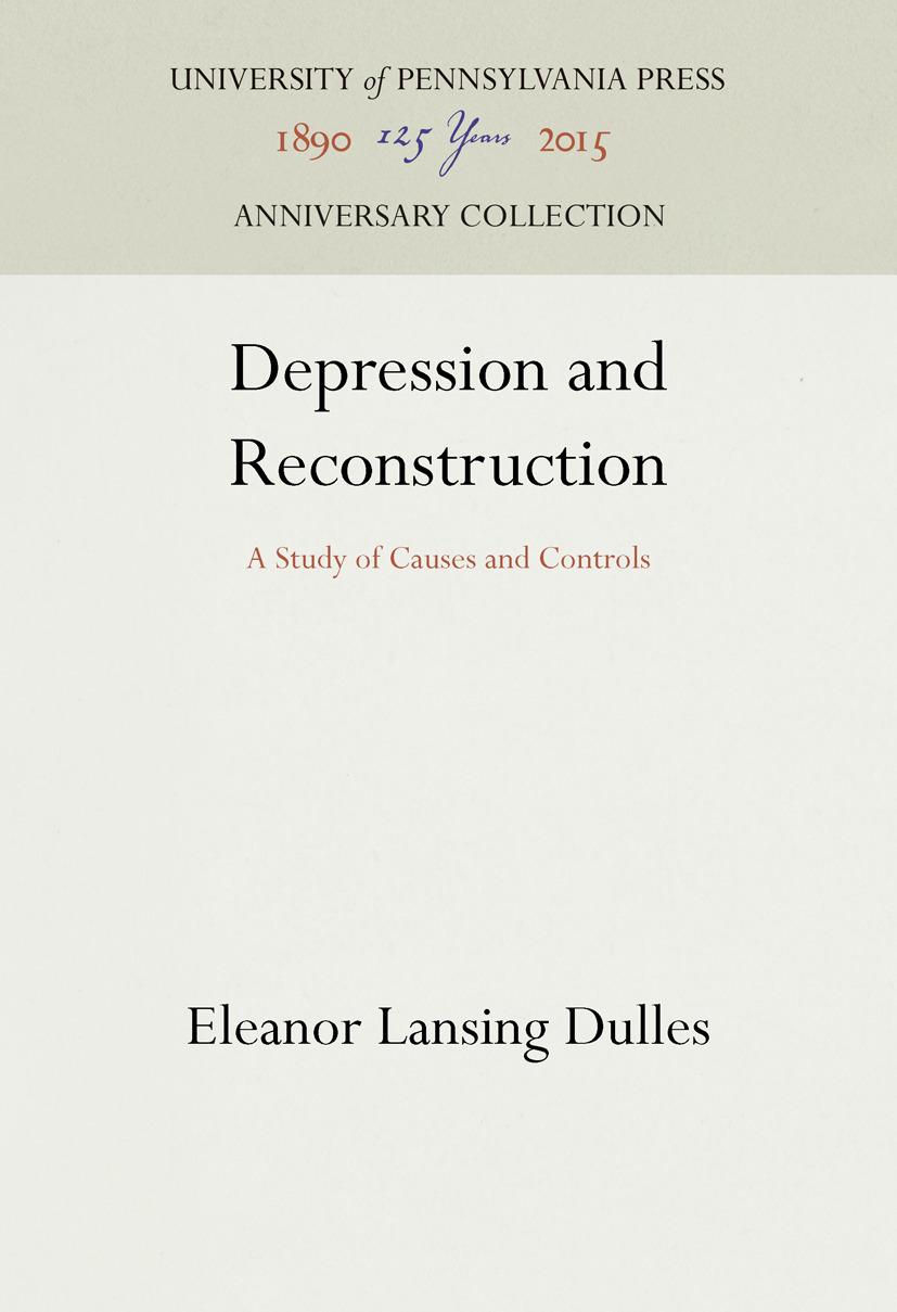 Depression and Reconstruction