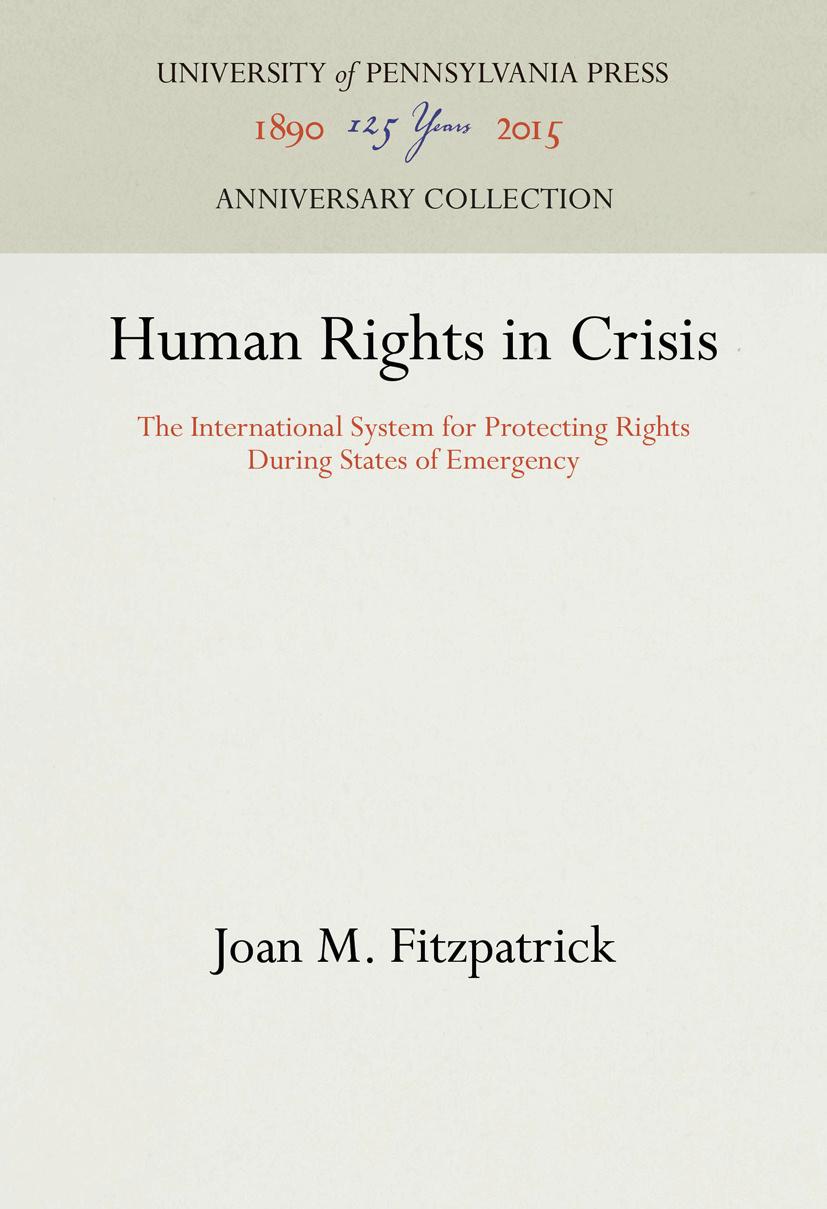 Human Rights in Crisis