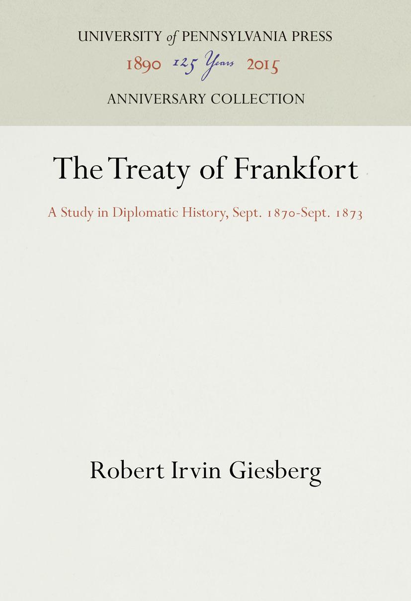 The Treaty of Frankfort