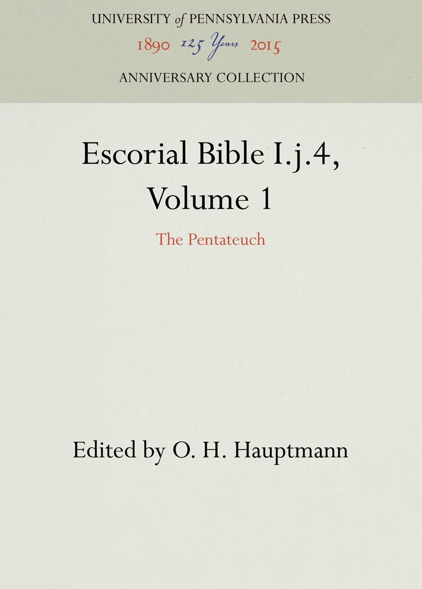 Escorial Bible I.j.4, Volume 1