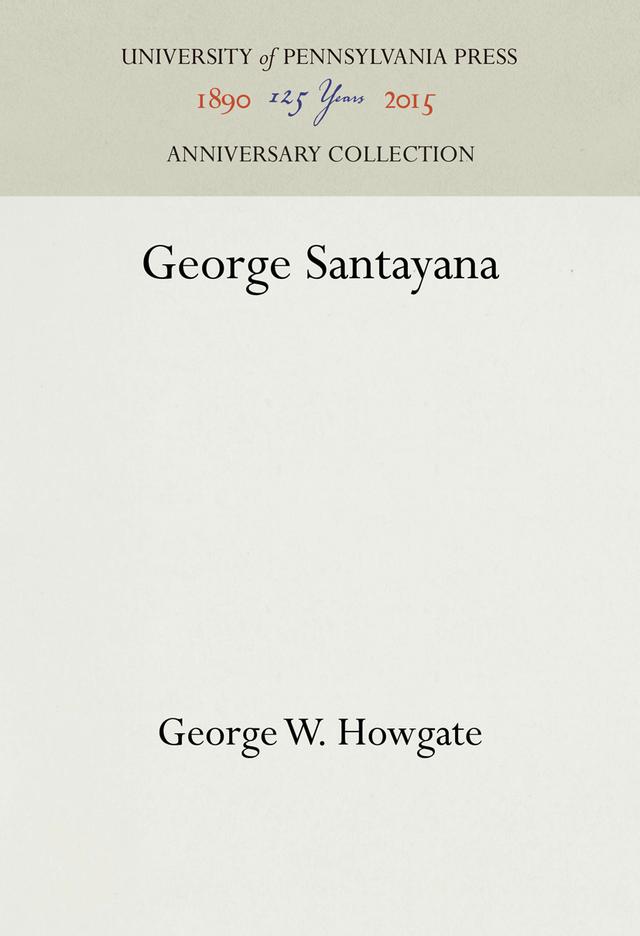 George Santayana by George W. Howgate