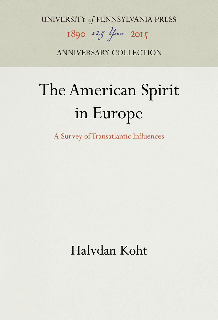The American Spirit in Europe