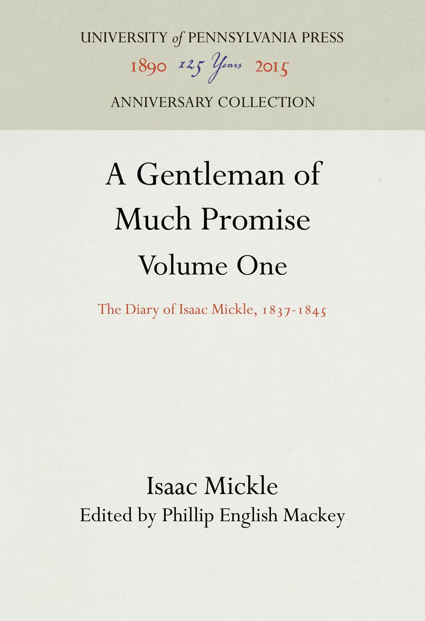 A Gentleman of Much Promise, Volumes 1 and 2