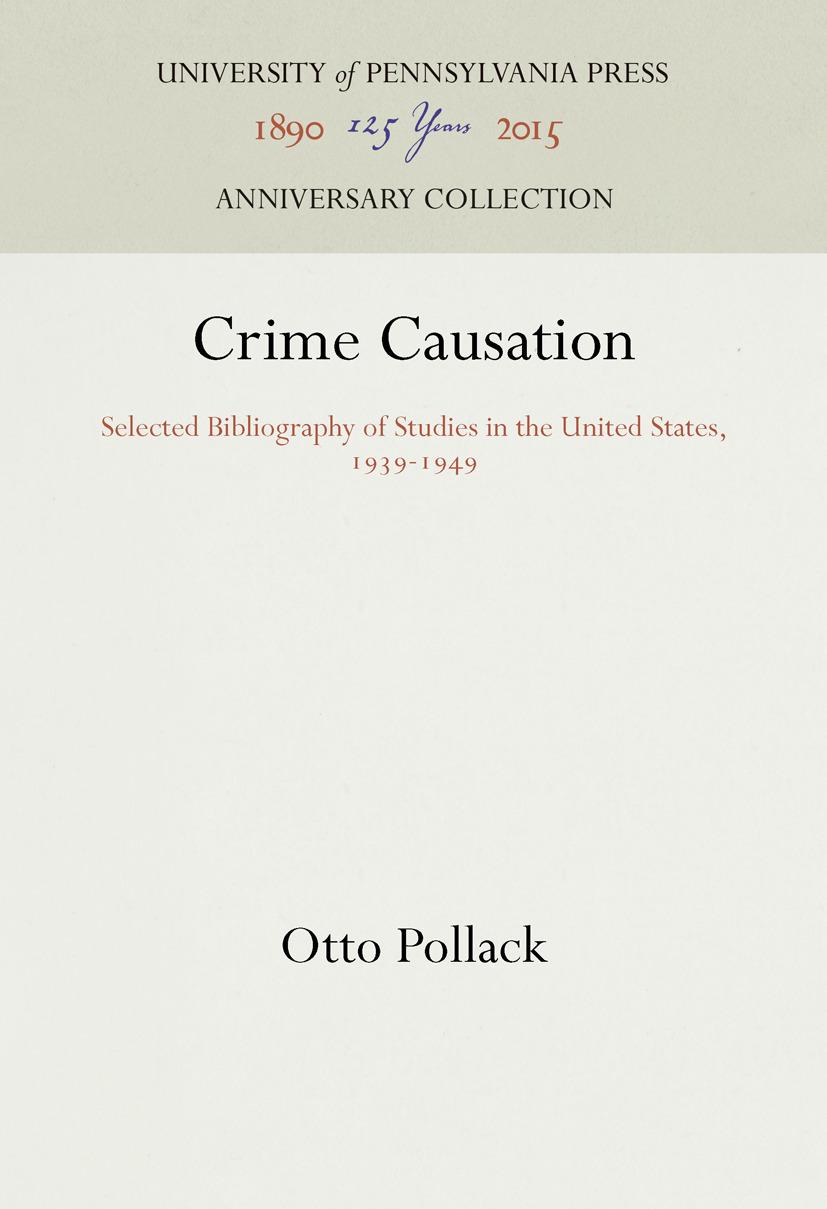 Crime Causation
