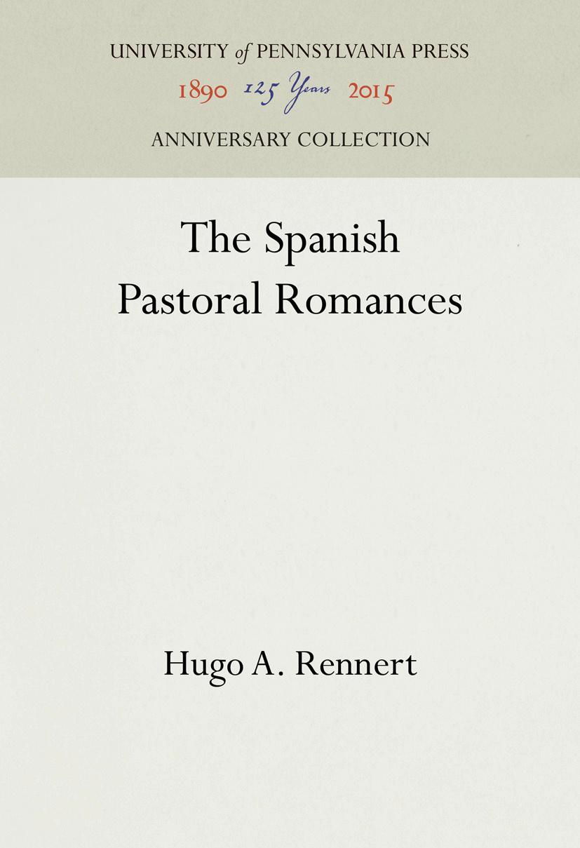 The Spanish Pastoral Romances