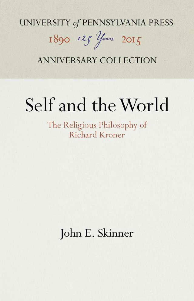 Self and the World by John E. Skinner