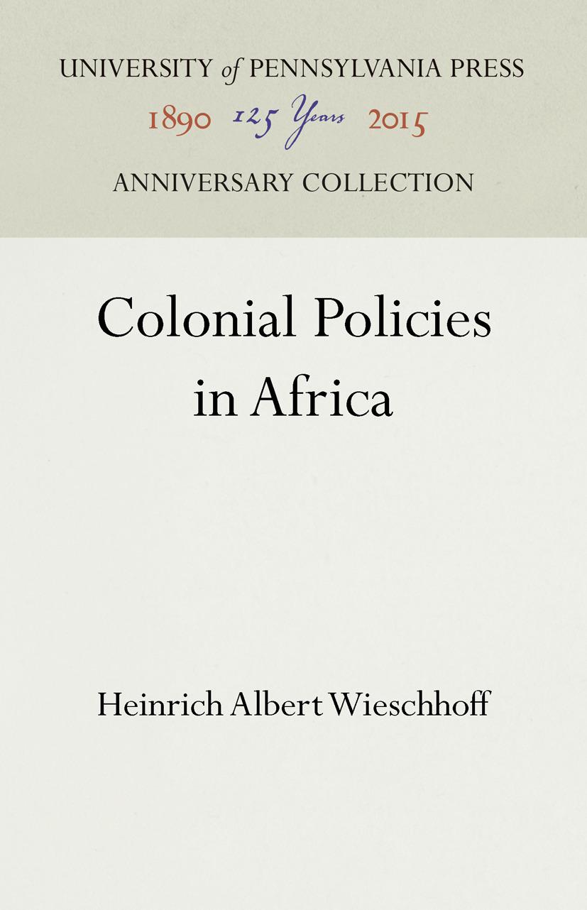 Colonial Policies in Africa