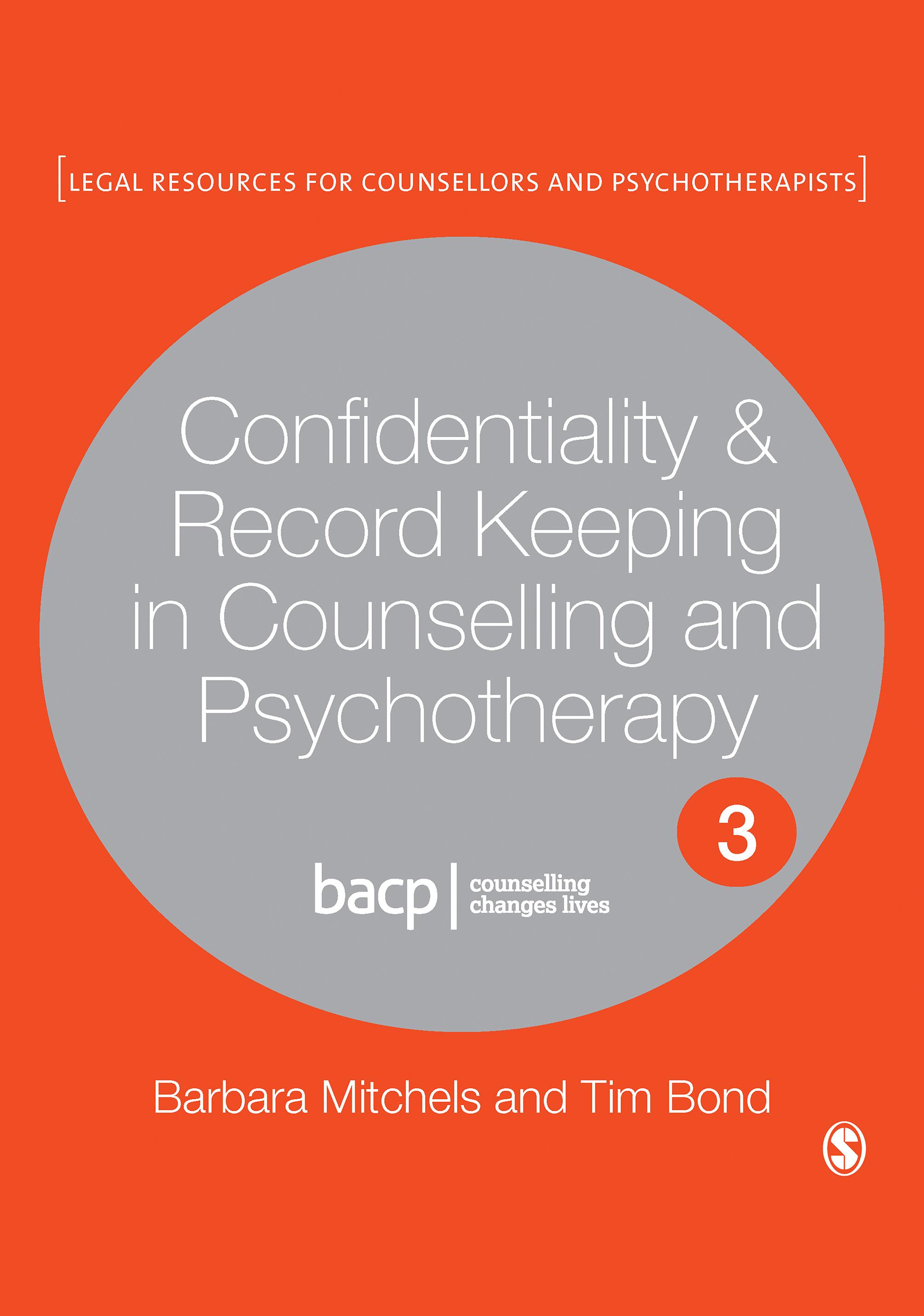 Confidentiality & Record Keeping in Counselling & Psychotherapy