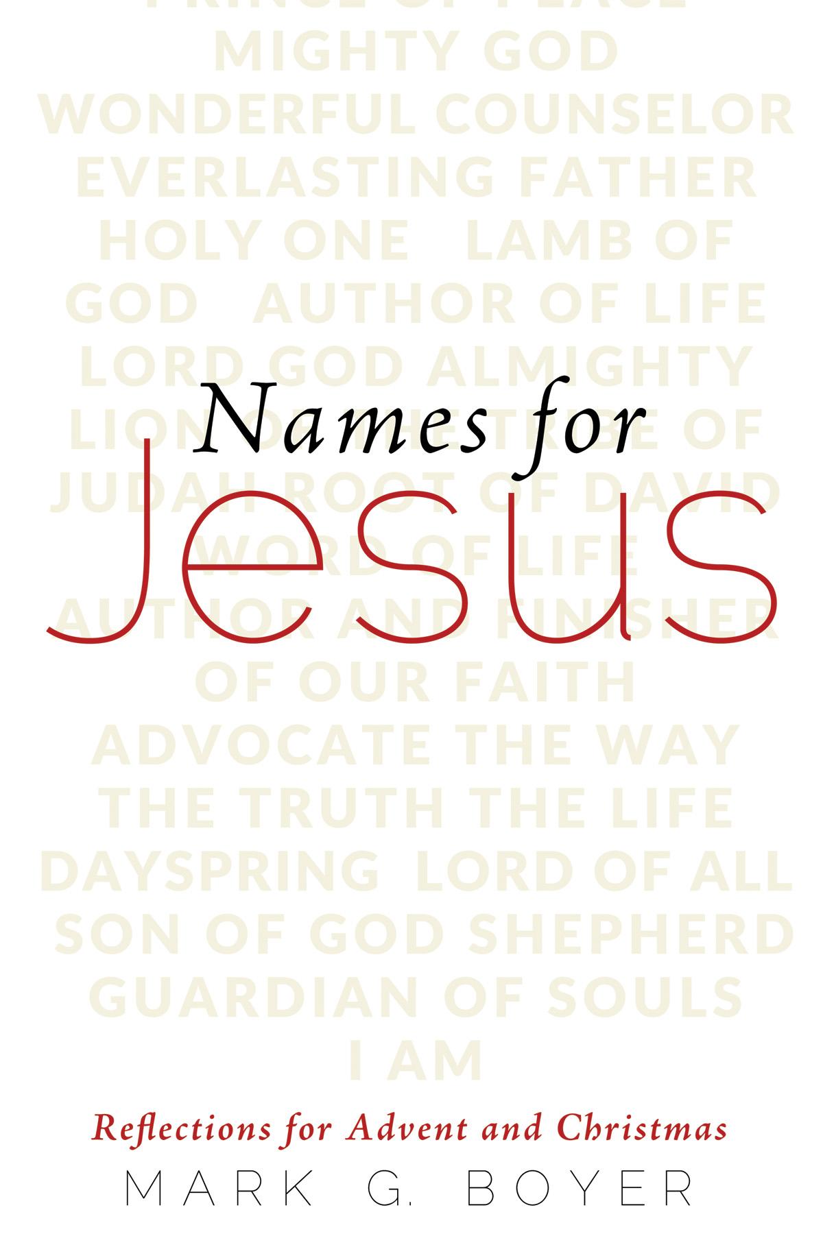 Names for Jesus