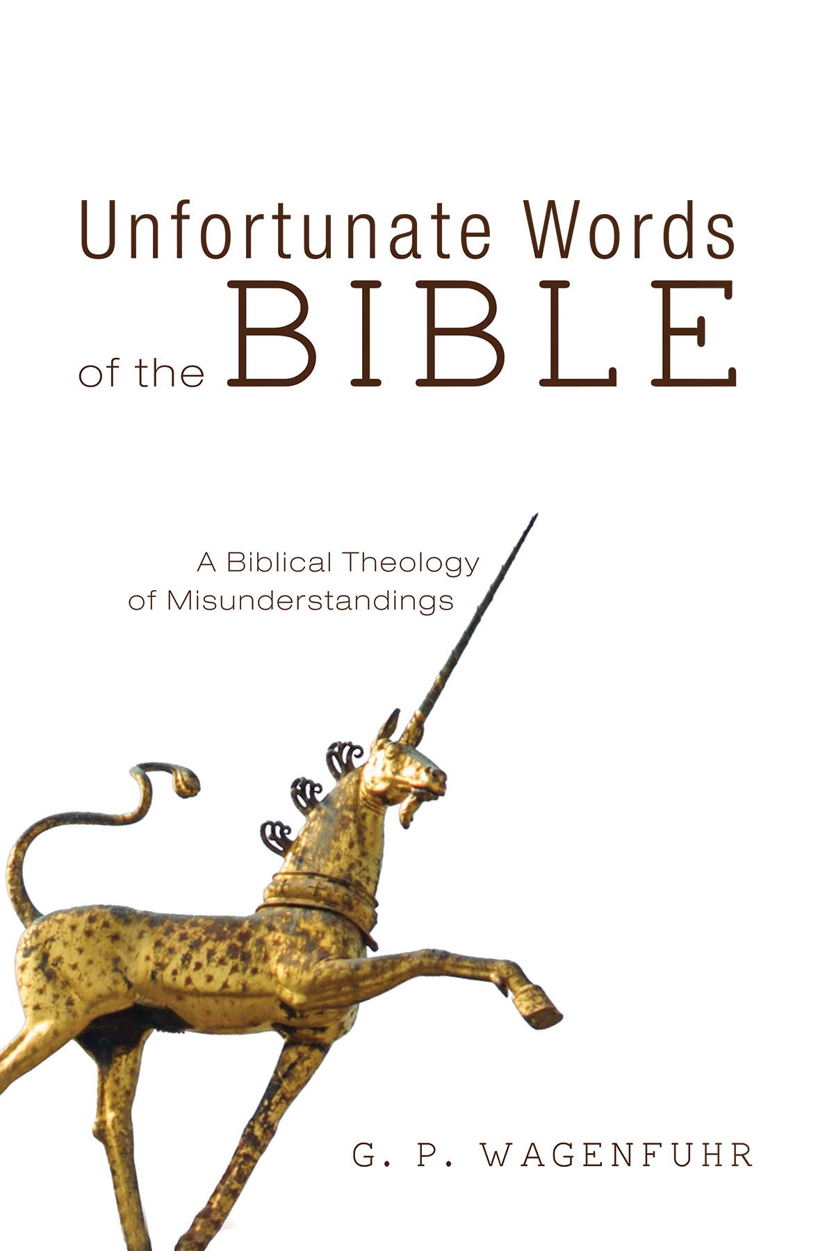 Unfortunate Words of the Bible