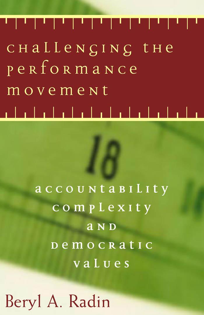Challenging the Performance Movement