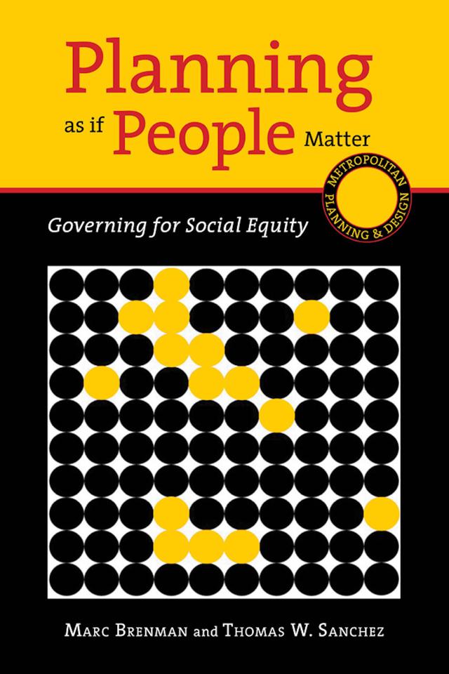 Planning as if People Matter by Marc Brenman, Thomas W. Sanchez