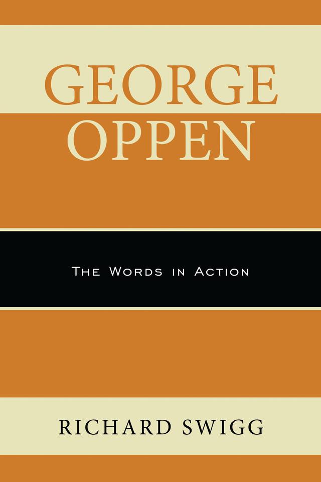 George Oppen by Richard Swigg