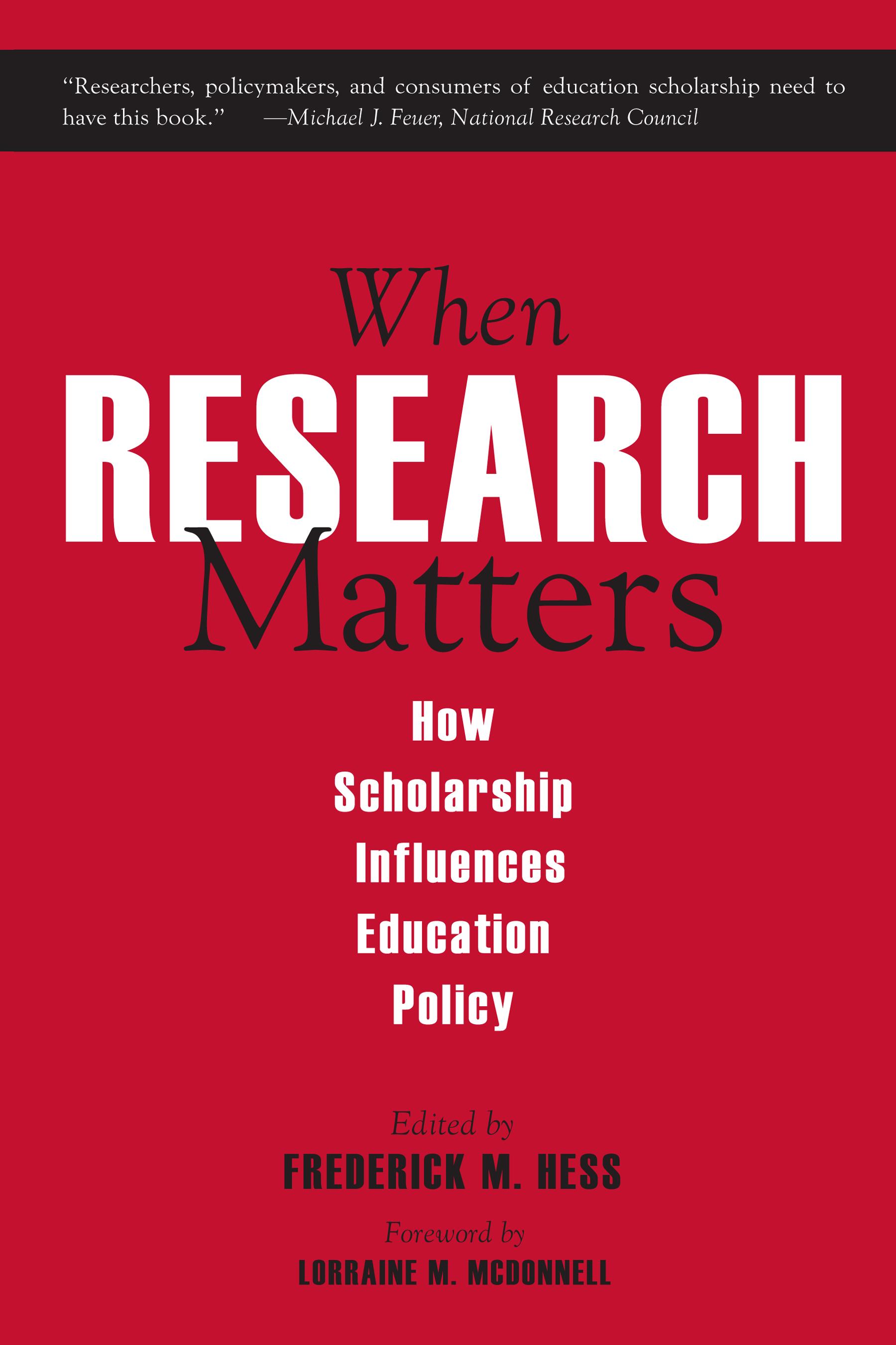 When Research Matters