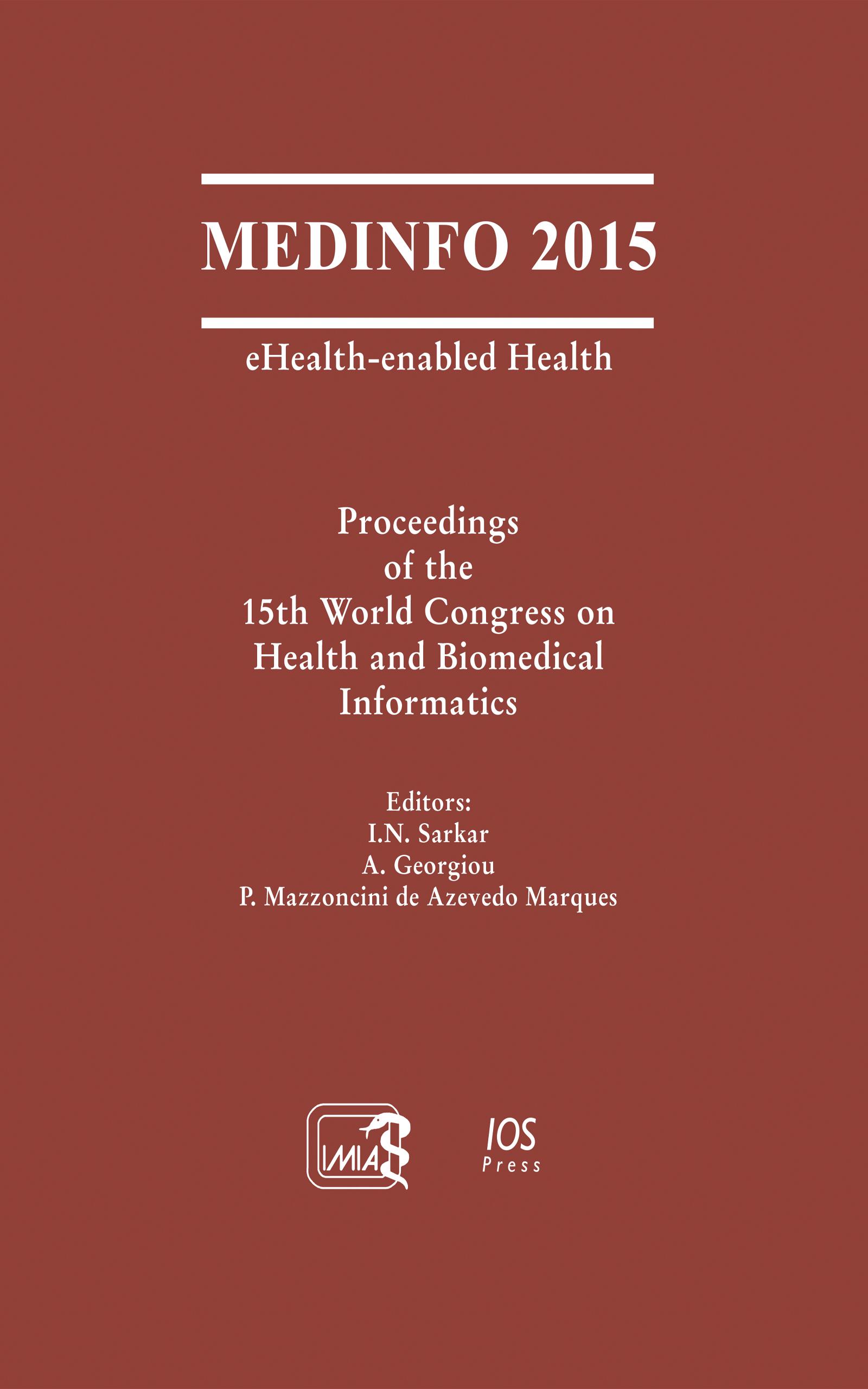 MEDINFO 2015: eHealth-enabled Health