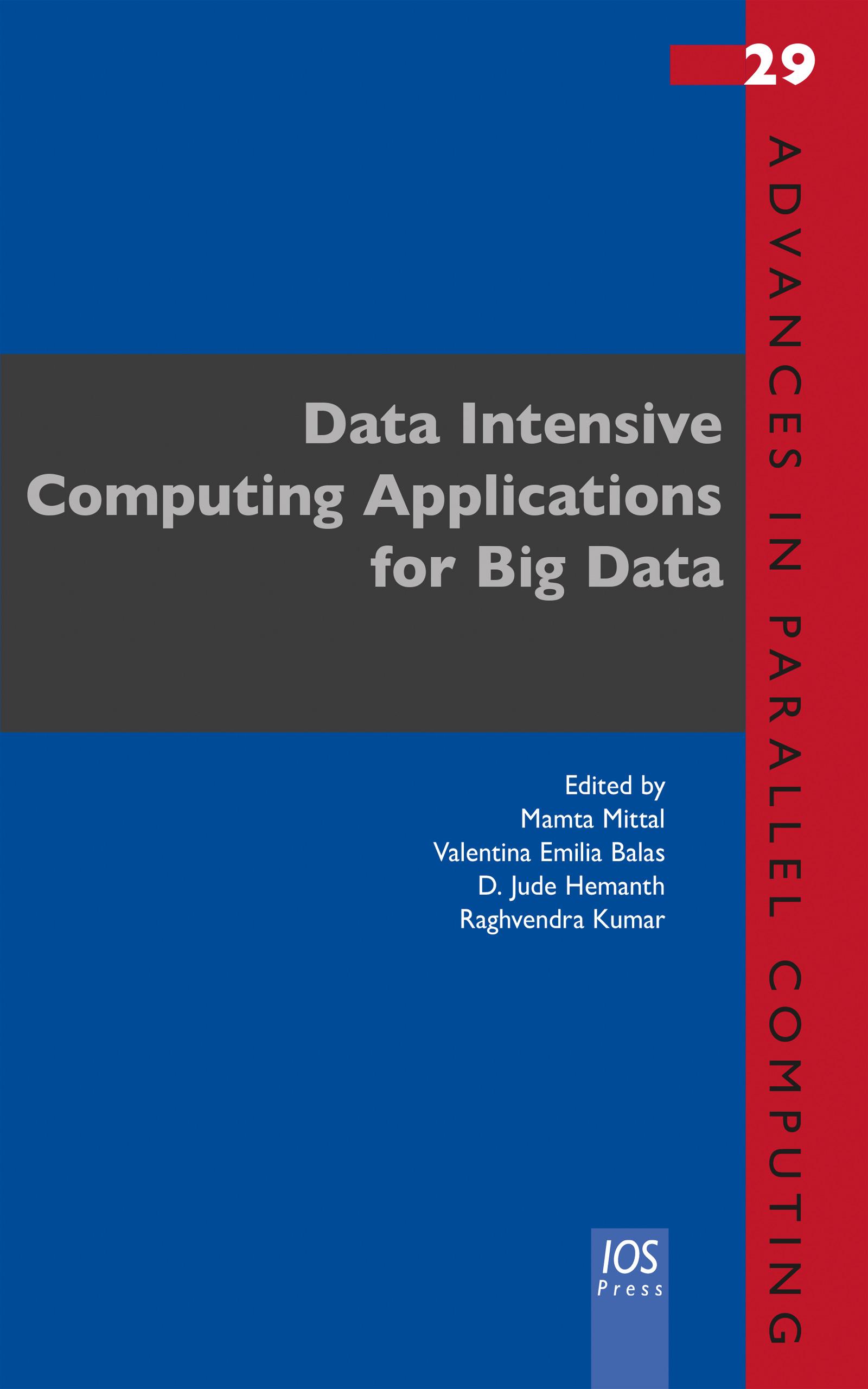 Data Intensive Computing Applications for Big Data