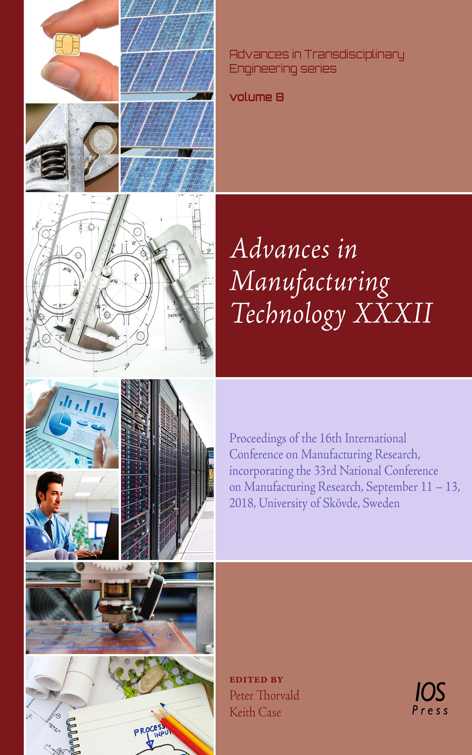 Advances in Manufacturing Technology XXXII