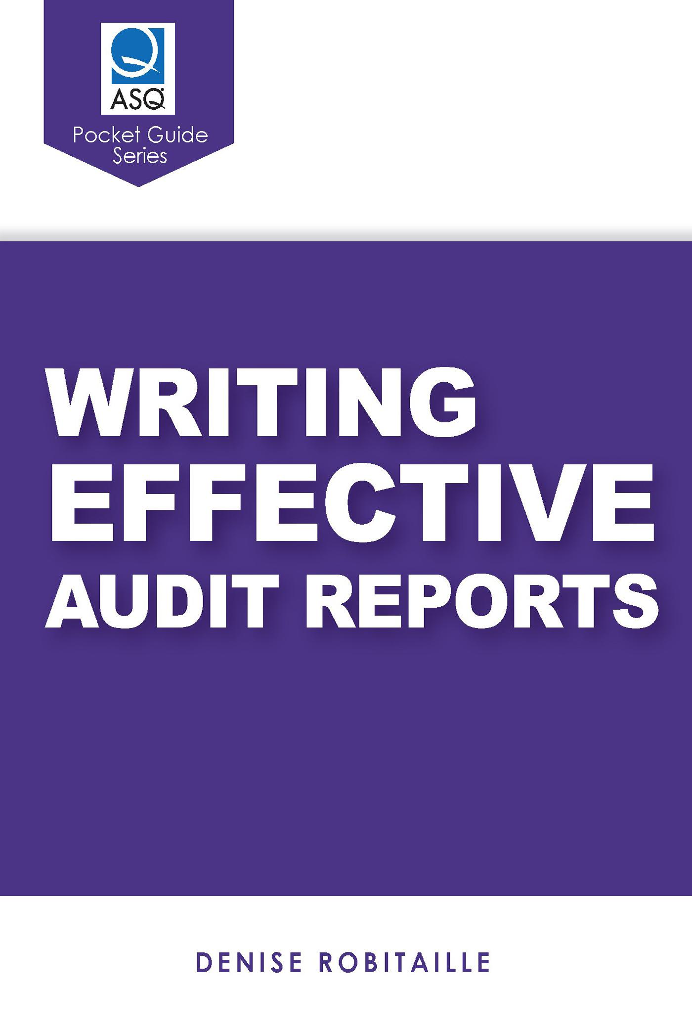 Writing Effective Audit Reports