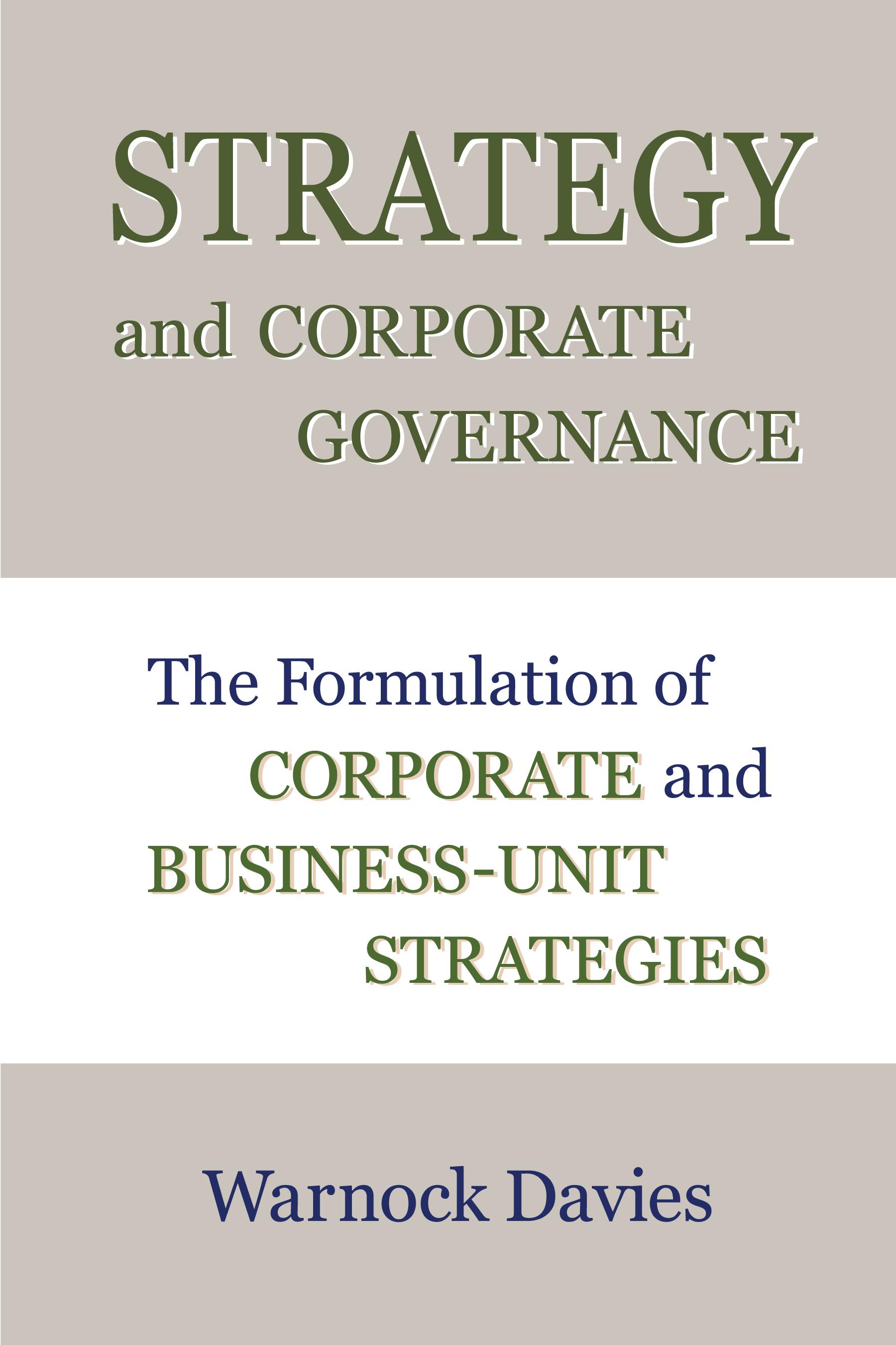 Strategy and Corporate Governance