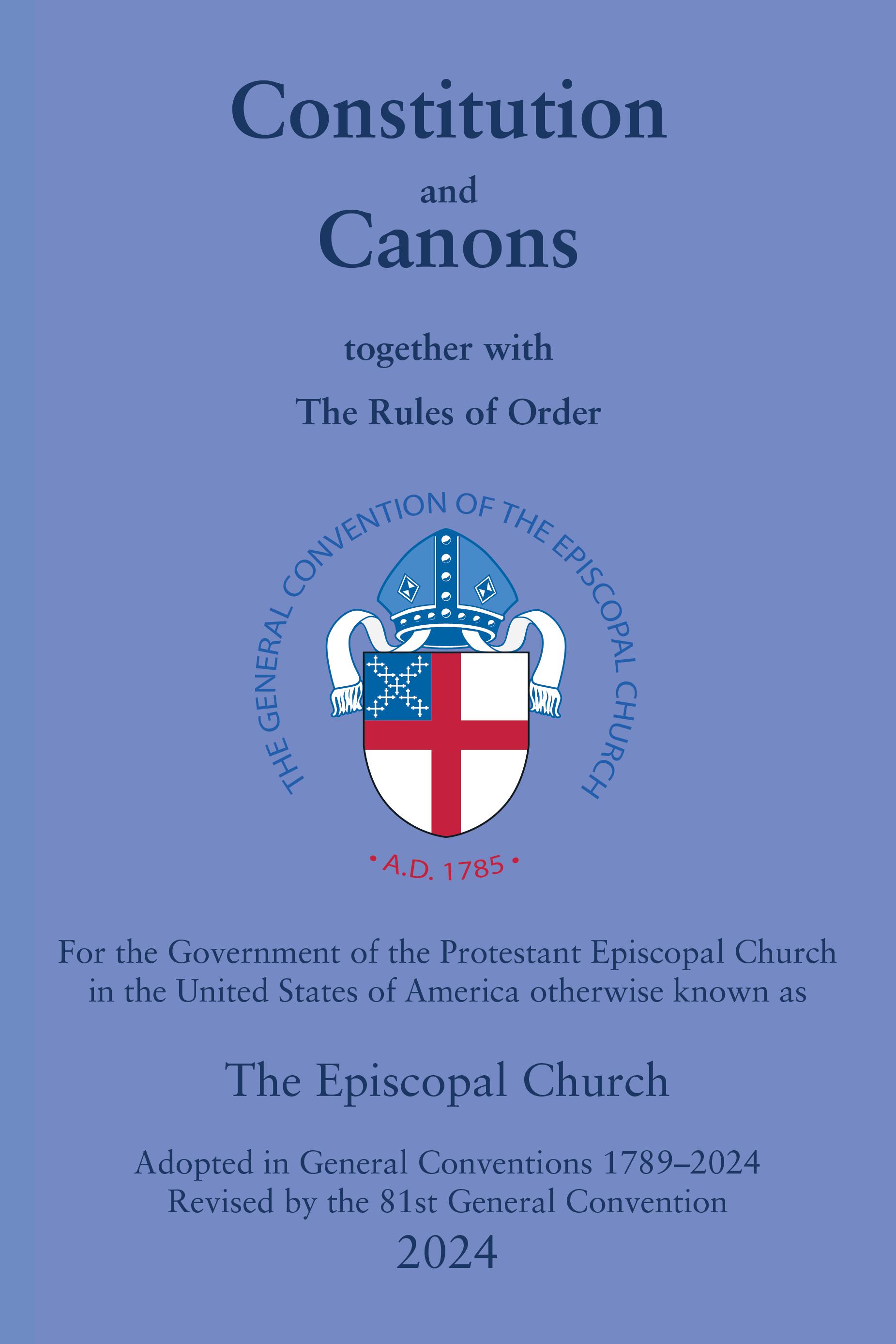 Constitution and Canons