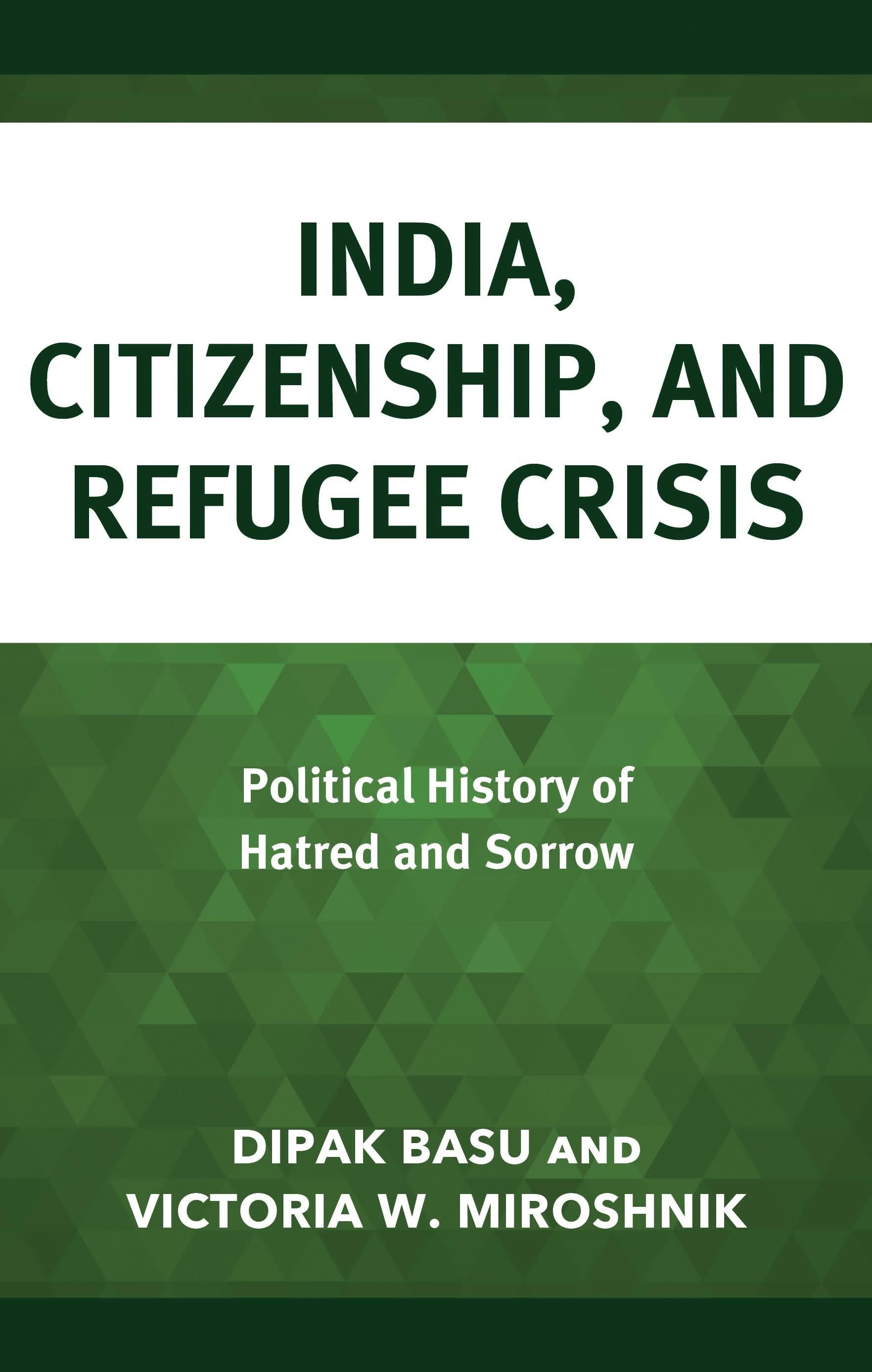 India, Citizenship, and Refugee Crisis