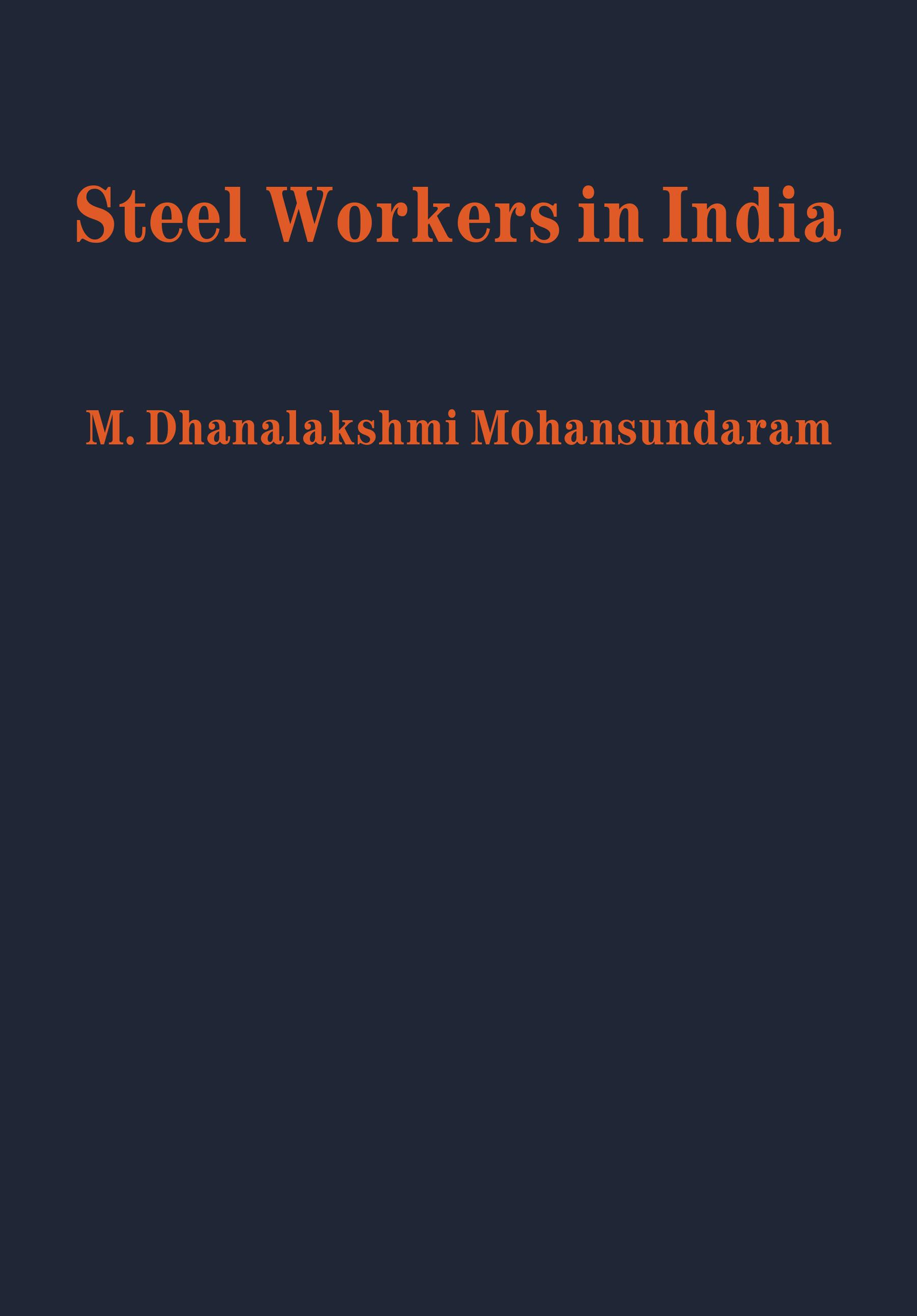 Steel Workers in India