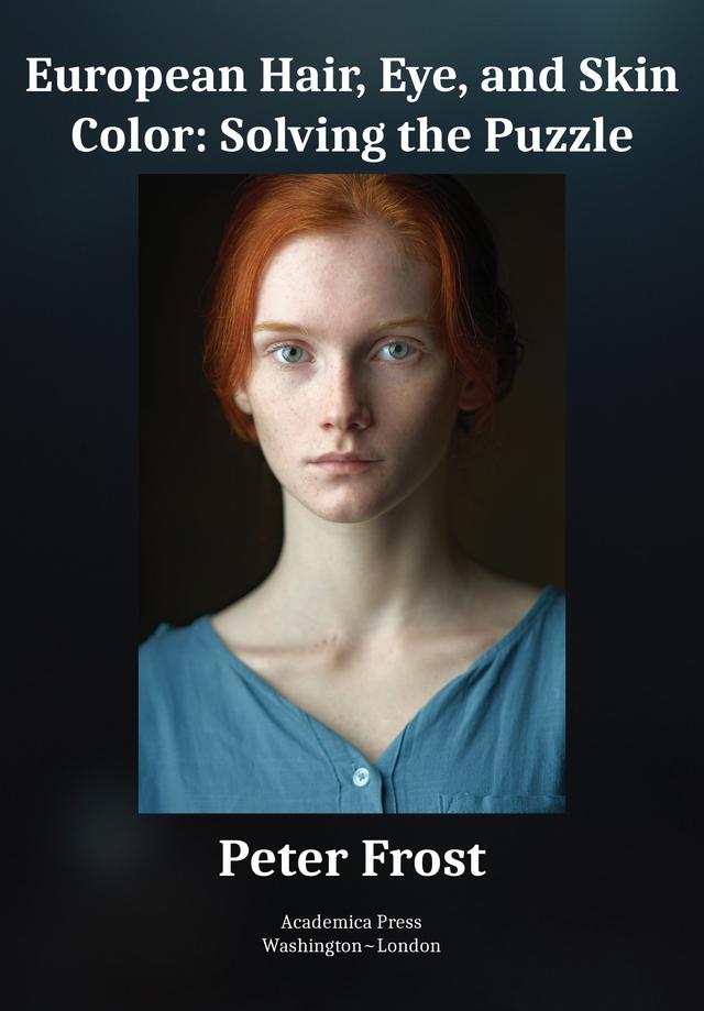 European Hair, Eye, and Skin Color by Peter Frost