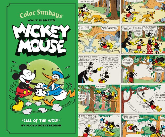 Walt Disney's Mickey Mouse Color Sundays "Call Of The Wild" by David Gerstein, Floyd Gottfredson, Gary Groth