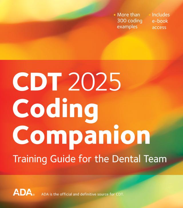 CDT 2025 Coding Companion by American Dental Association
