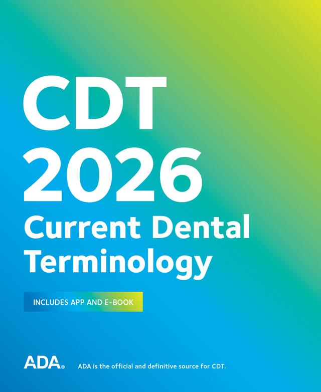 CDT 2026 Book and App by American Dental Association