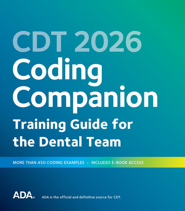 CDT 2026 Coding Companion by American Dental Association