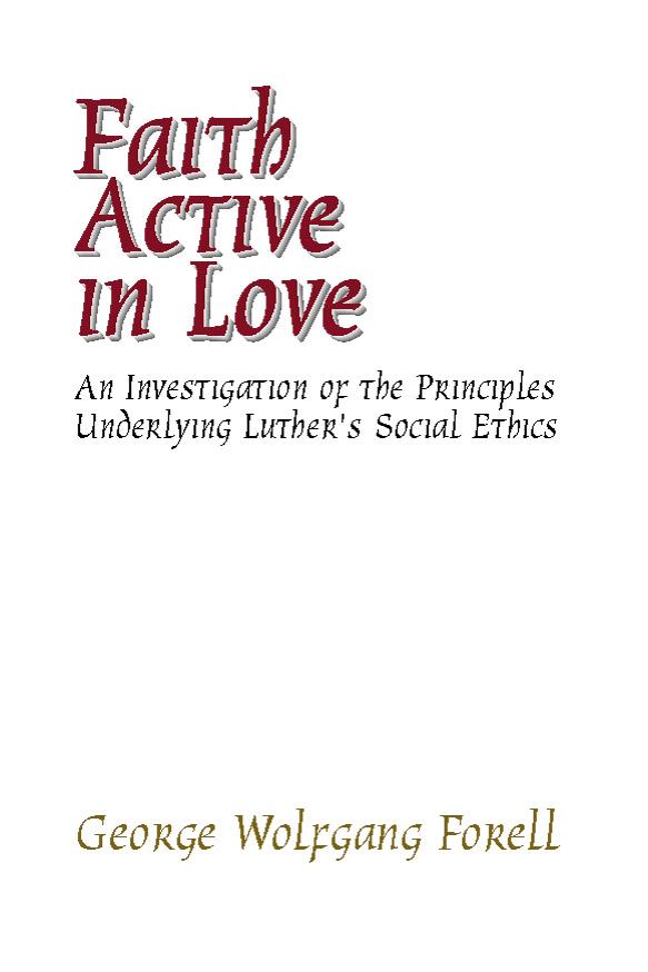 Faith Active in Love