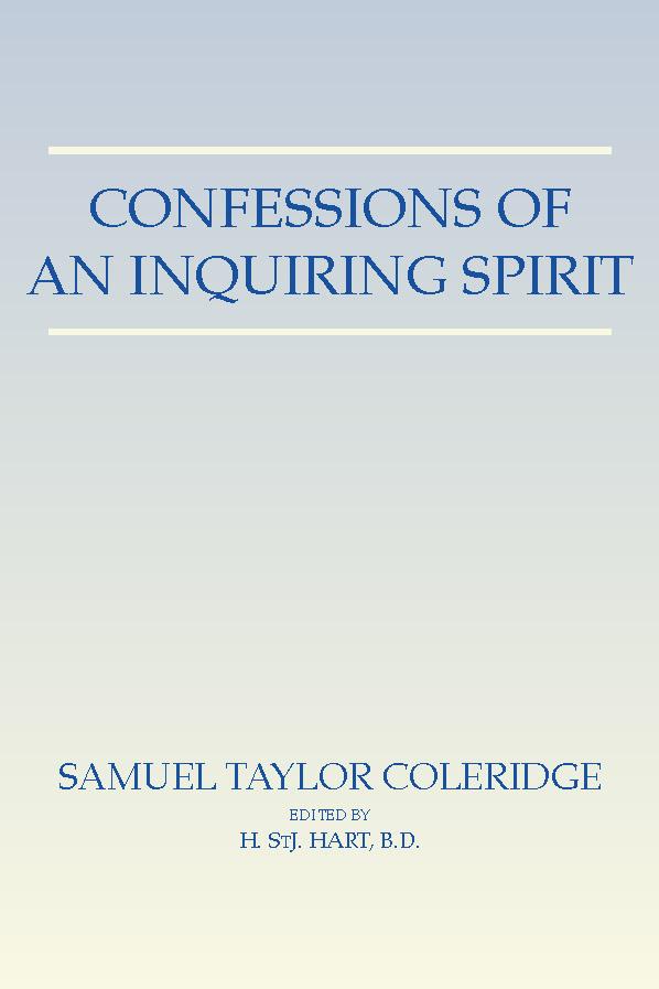 Confessions of An Inquiring Spirit