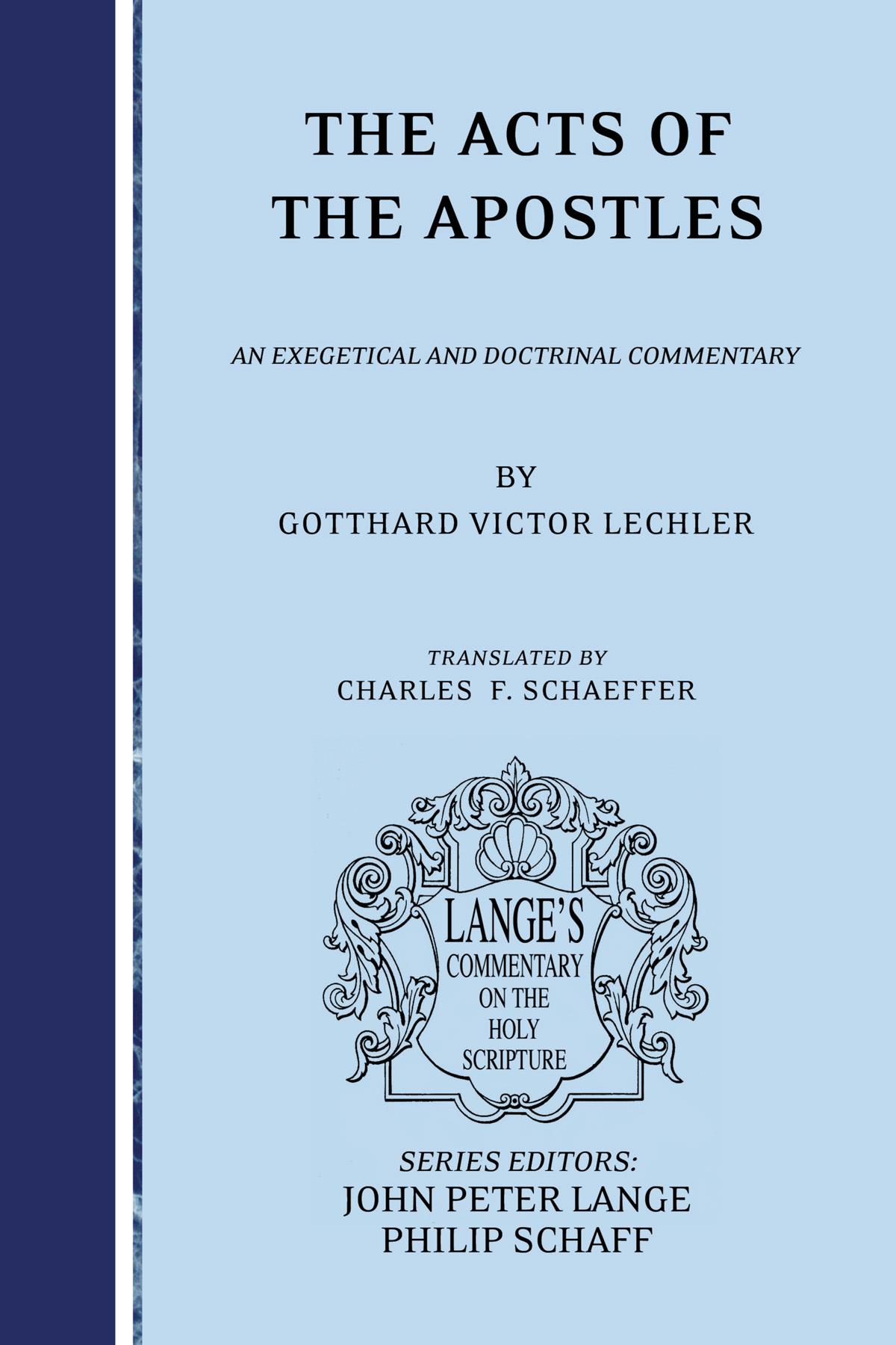 The Acts of the Apostles