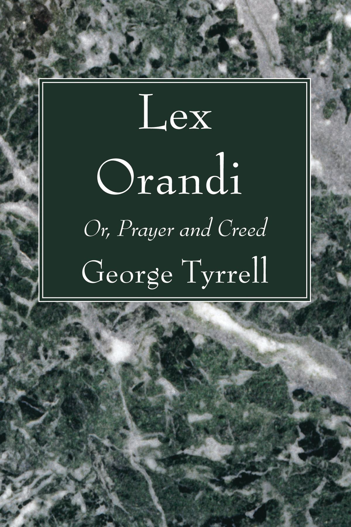 Lex Orandi