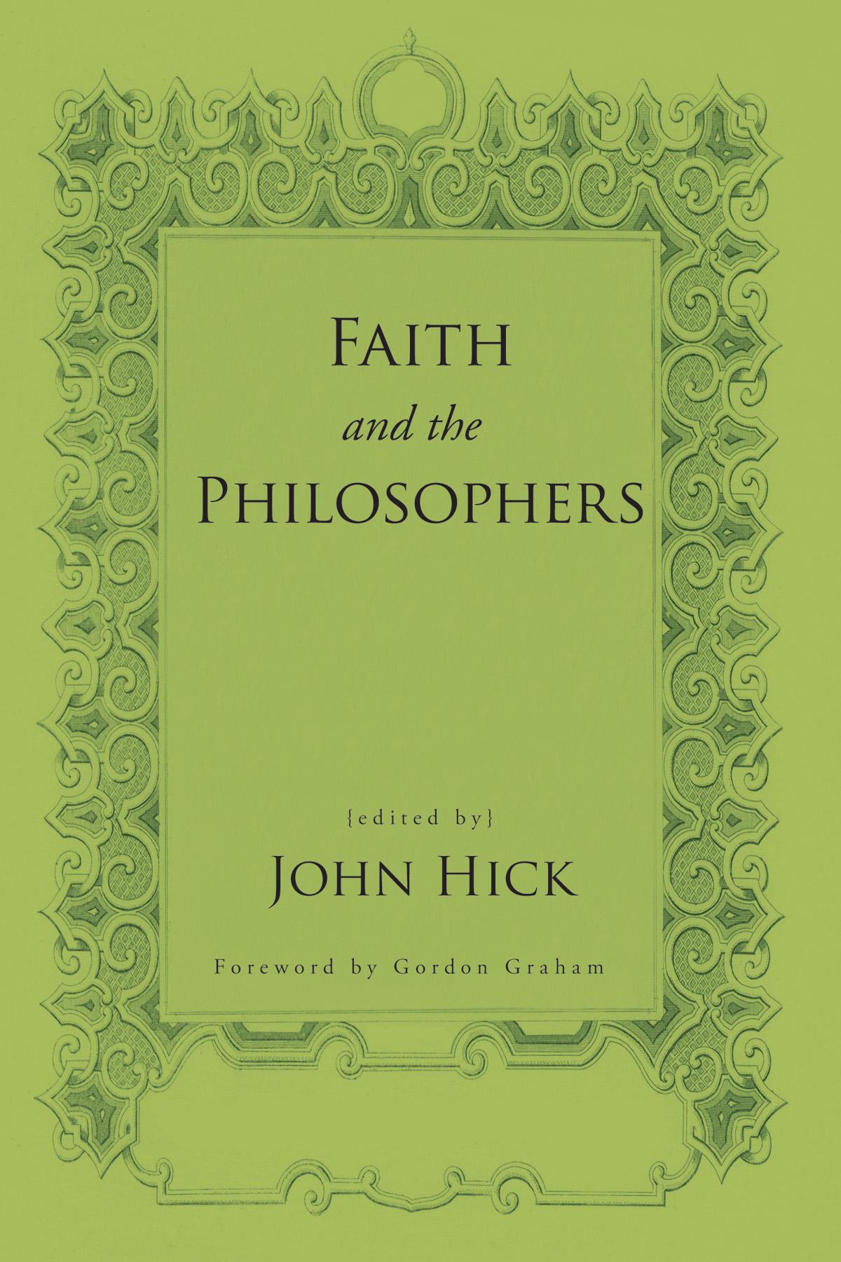 Faith and the Philosophers
