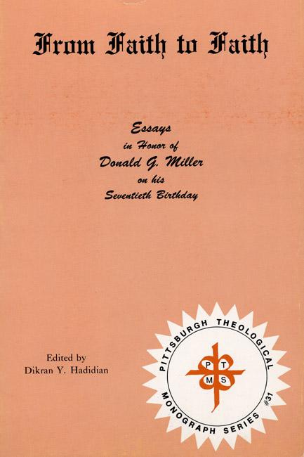 From Faith to Faith by Dikran Hadidian