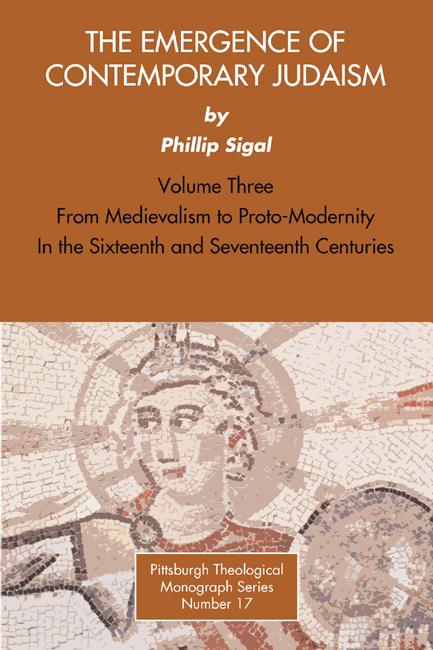 The Emergence of Contemporary Judaism, Volume 3 by Dikran Hadidian, Phillip Sigal
