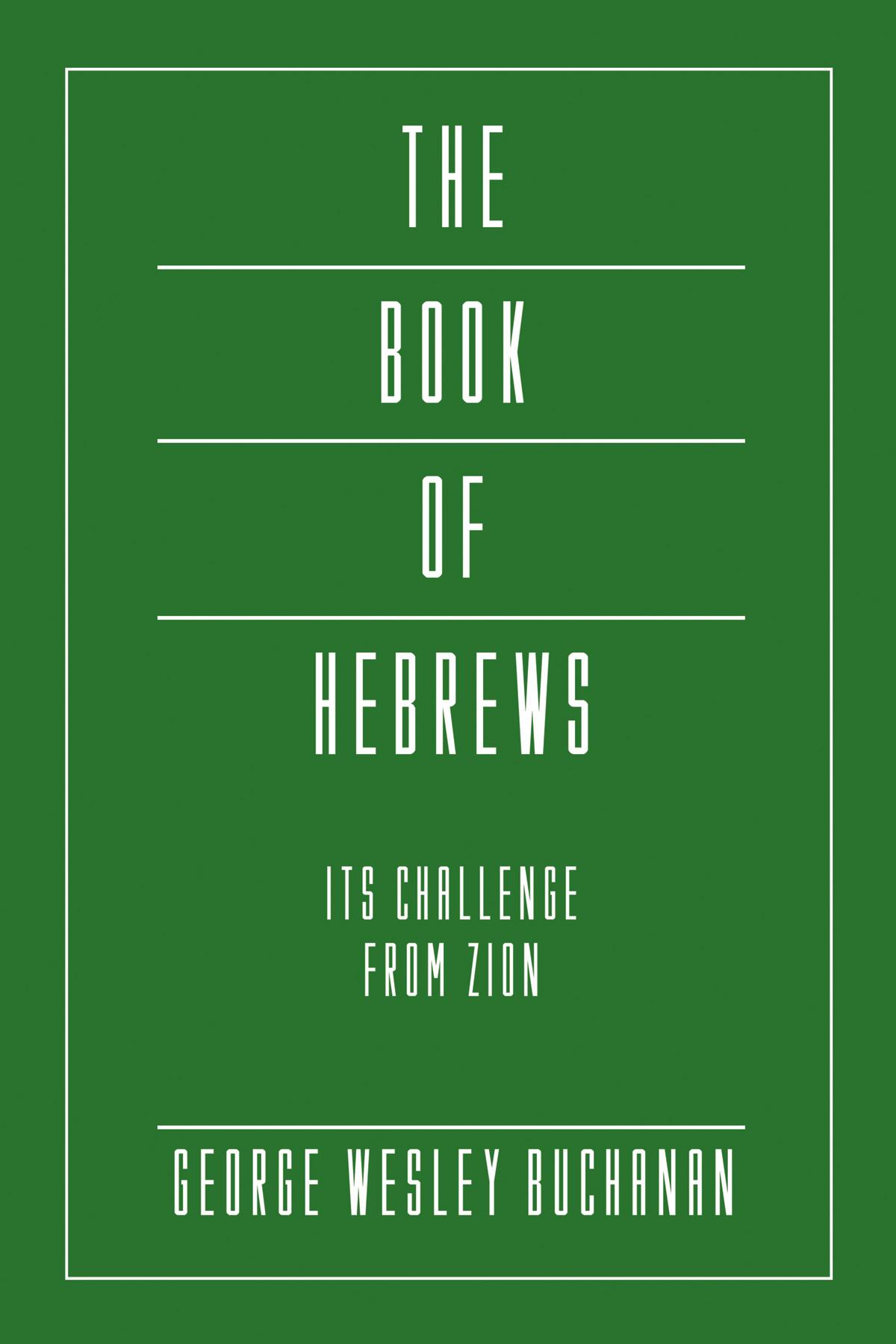 The Book of Hebrews