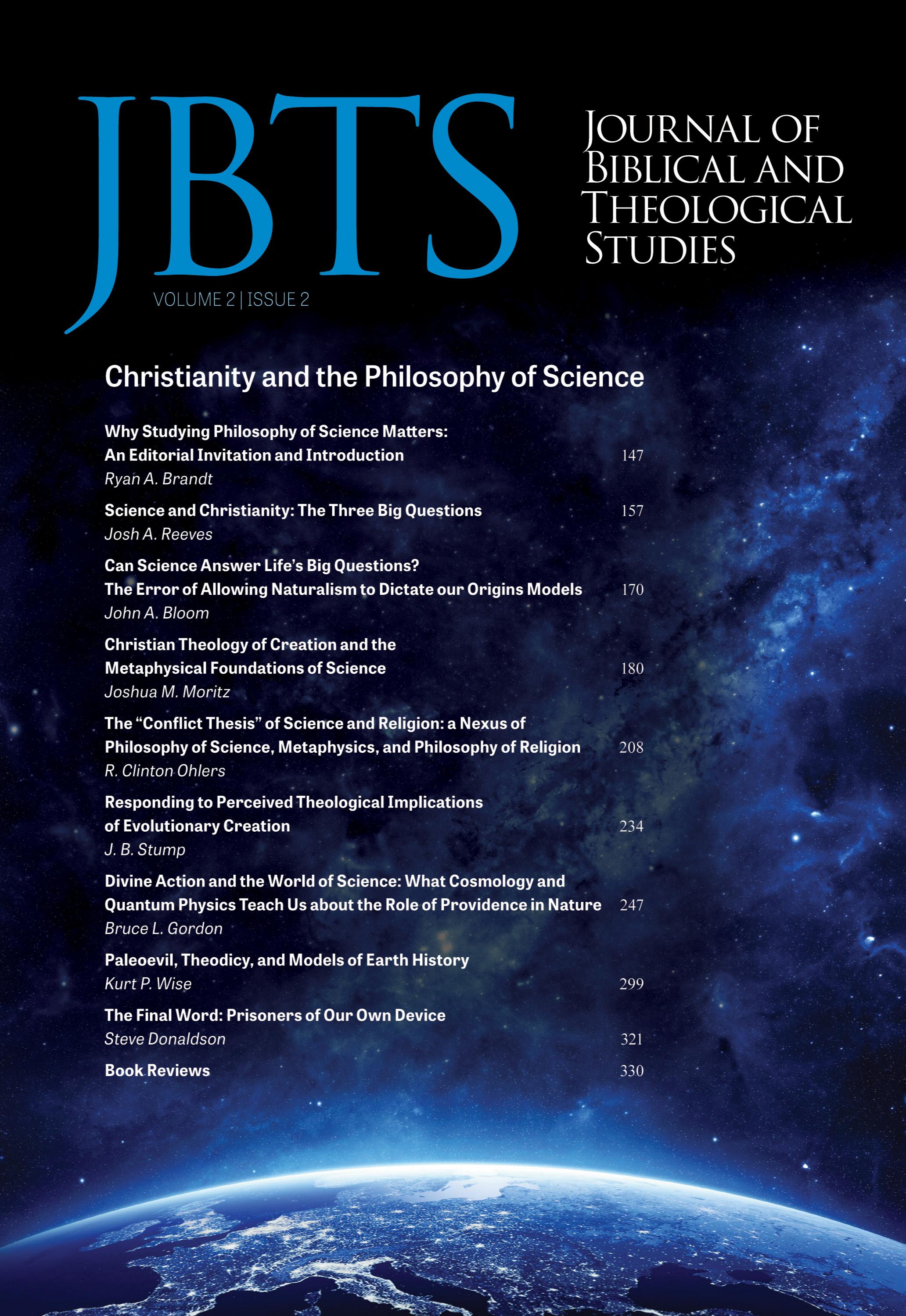 Journal of Biblical and Theological Studies, Issue 2.2