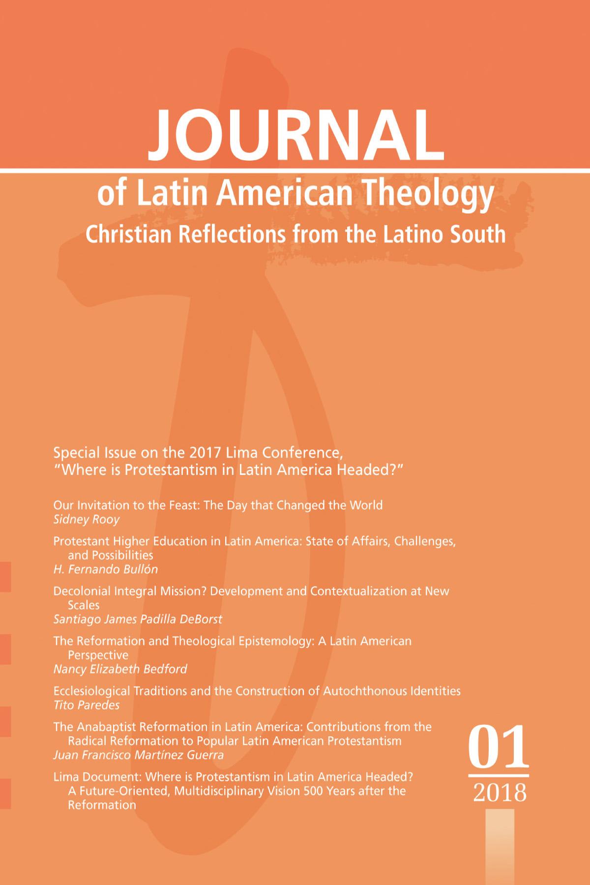 Journal of Latin American Theology, Volume 13, Number 1
