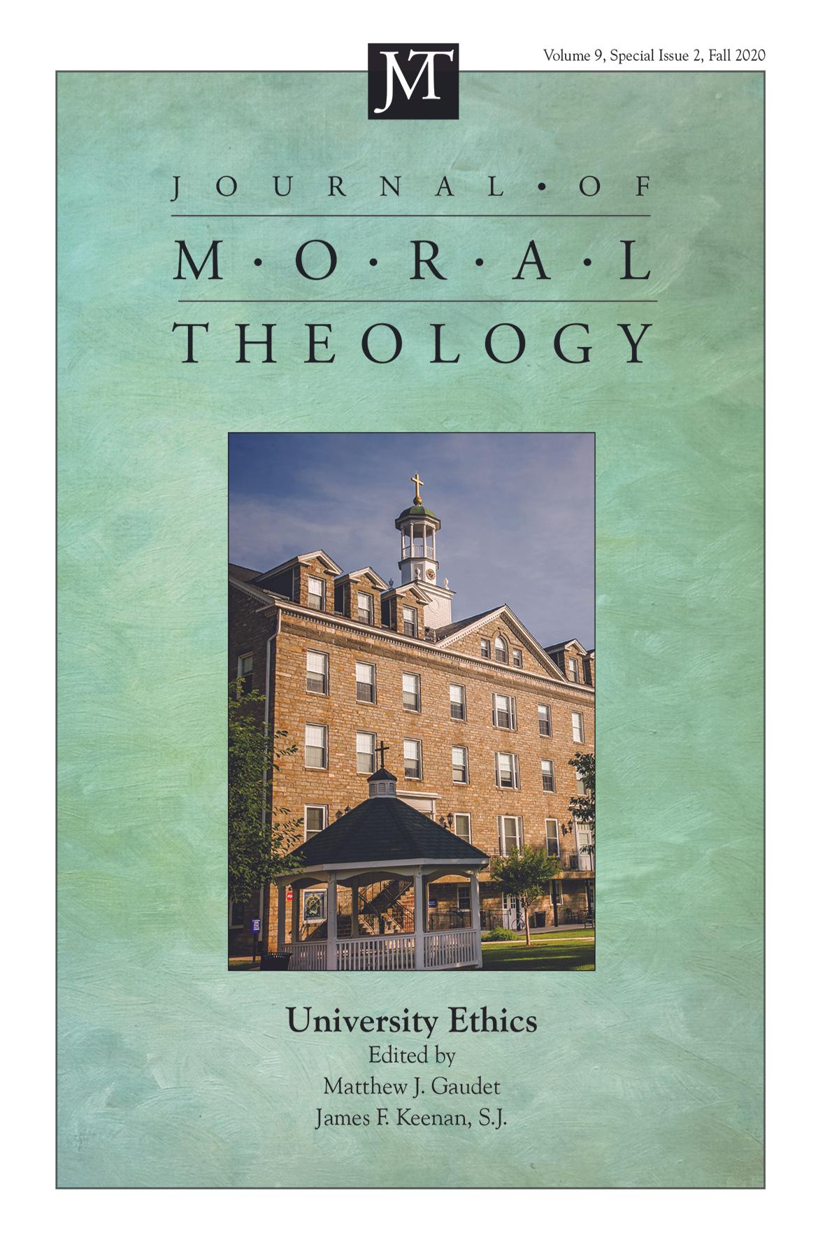 Journal of Moral Theology, Volume 9, Special Issue 2