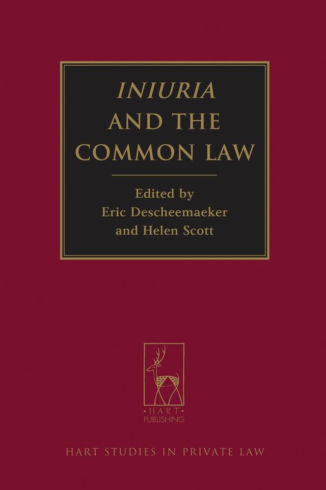 Iniuria and the Common Law by Eric Descheemaeker, Helen Scott