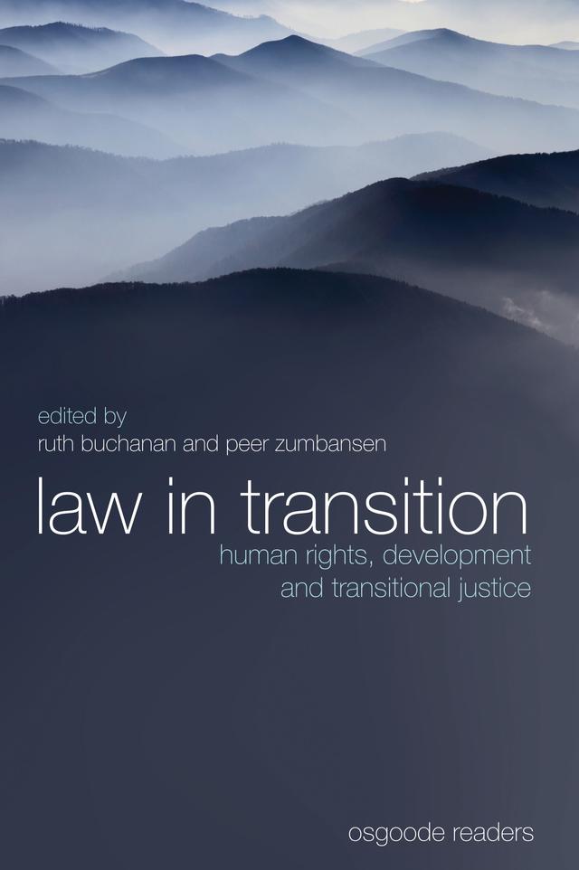 Law in Transition by Peer Zumbansen, Ruth Buchanan