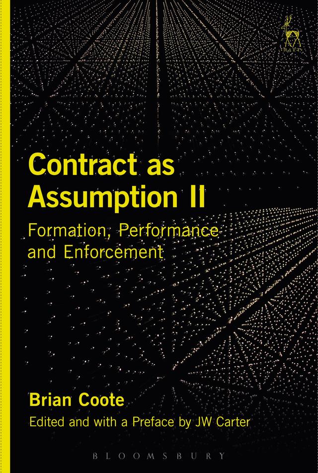 Contract as Assumption II by Brian Coote, John Carter